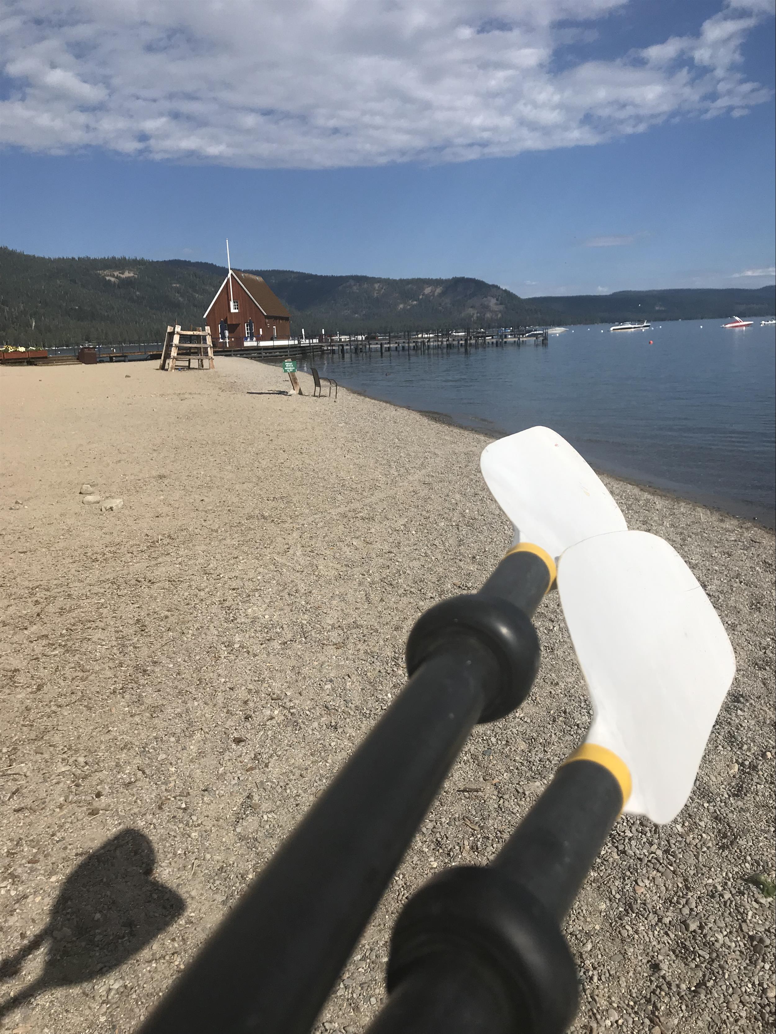 sandy beach and water